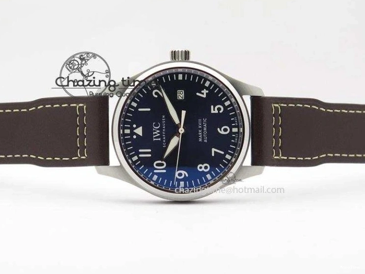 MIROTIME 0223 Mark XVIII Le Petit Prince IW327004 SS Mk Maker Best Edition Blue Dial On Brown Leather Strap A TimelessDesign 7296